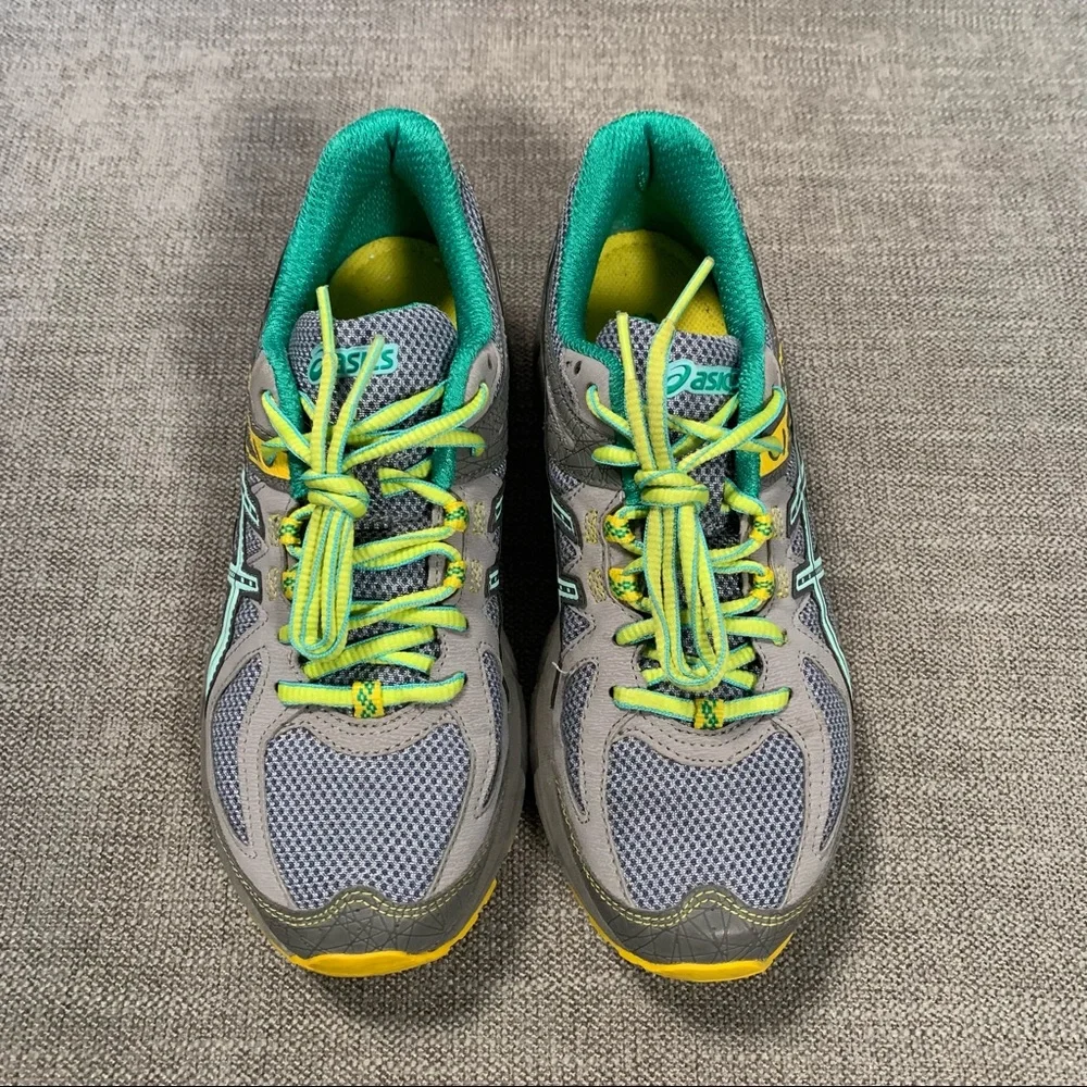 Asics Gel Sonoma Womens Running Shoes Gray Ice Blue Size 8 T4F7N - Picture 4 of 16